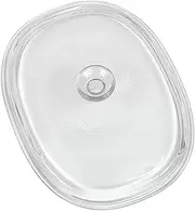 [CorningWare] French White 2-1/2-Quart Oval Glass Cover