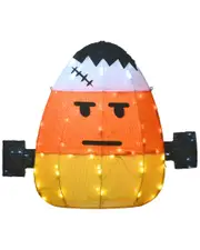 National Tree Company 24in Pre-Lit Candy Corn Frankenstein