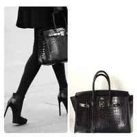 在飛比找旋轉拍賣優惠-售 Hermes Birkin 35cm, 黑色霧面倒三角