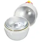2x Microwave Eggs Cooking Home Kitchen Cooker Egg Boiler Chicken Shaped~