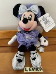 SUGAR PLUM MINNIE Mouse Disney Plush Bean Bag 9” New With Tag