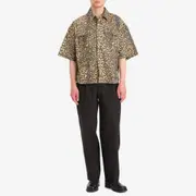 Rhude Leopard Short Sleeve Shirt