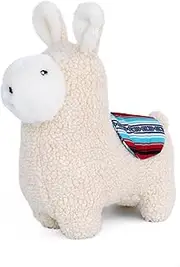 ZippyPaws Liam The Llama 22.8 x 25.5cm, White, 1 Count (Pack of 1)