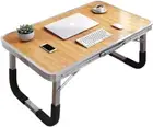 Factory Direct Aluminum Alloy Folding Table for Bed, Portable Computer Table, La