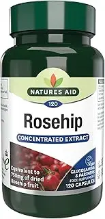 (Pack Of 1) - Natures Aid Rosehip Vegicaps 750mg Pack of 120