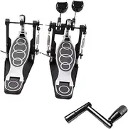kowaku Double Bass Drum Pedal with Linkage Bar Drum Step on Beater