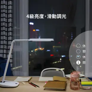 【Philips 飛利浦】軒誠 LED護眼檯燈66110-白色(PD010)