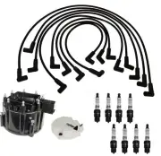 ACDelco Ignition Kit Distributor Rotor Cap Wire Spark Plugs For GMC C25 C35 K35