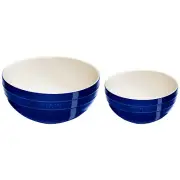 Staub Ceramic 2-pc Nested Mixing Bowl Set
