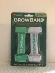 GROW BAND 2 pack by Lucid audio FITS BABY HEARMUFFS green white