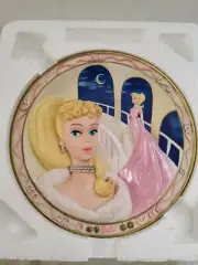 BRADFORD EXCHANGE BARBIE ENCHANTED EVENING FOREVER GLAMOROUS 1994 HANGING PLATE