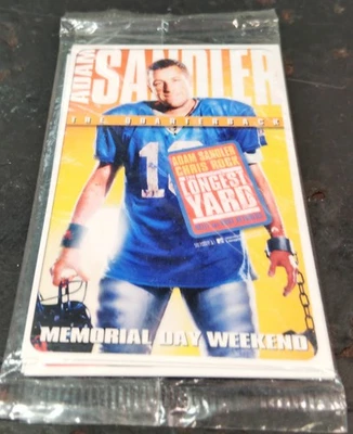 SEALED PACK OF PROMO CARDS The Longest Yard Adam Sandler 2.5"X4 HTF MINT