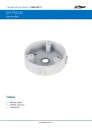 Dahua PFA137 CCTV Camera Mount - White Junction Box