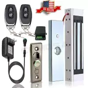 Door Access Control System, Electric Magnetic Lock, 2 Wireless Remote Controls