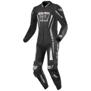 Absolute GP Black White 1PC Leather Motorcycle Suit