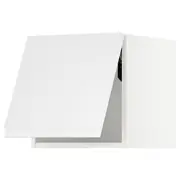 METOD wall cabinet horizontal, white/Voxtorp high-gloss/white, 40x37x40 cm