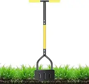 Lawn Edger Manual, Saw-Tooth Manual Edger Lawn Tool, Steps Flower Bed Grass Cleaning Gadgets, Heavy Duty Ergonomical Handle Gear for Beginners, Planting Enthusiasts