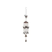 Wind Chime Bird/Rooster Cast Iron Home/Garden/Patio Decor Brown Assorted