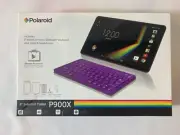 Polaroid P900X 8GB 9" Android Dual Camera Tablet Keyboard Case Bundle Sealed