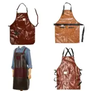 Apron Leather Korean Fashion Men and Women Work Vest Apron Tea
