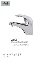 Abey "MIXMASTER" MB2 40MM CAST BASIN MIXER MB2