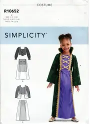 "Children's Costume" ©2020 SIMPLICITY Sewing Pattern # R10652 NEW UNCUT FF