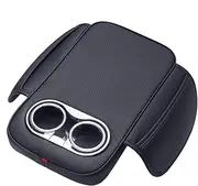 Car Center Console Cover | Car Organizer Center Console Pad | Cushion Storage Box Arm Rest Covers, Leather Cup Holder Center Console Organizer, Car Interior Accessories