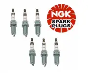 NGK 4469 OEM Iridium Premium Spark Plugs Fine Wire - 6 Pieces Set LFR5AIX11 (for: Toyota)