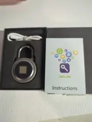 AS IS LOCKED Fingerprint Padlock Bluetooth Lock Mobile APP MEGAFEIS Smart Padloc