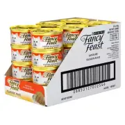 Fancy Feast Classic Pate Savoury Salmon Feast Gourmet 24X85g