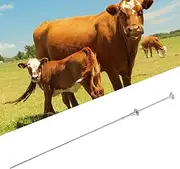 304 Stainless Steel Cow Inseminating Rod - Bovine Artificial Insemination Tool for Breeding Pullout Design for Cattle