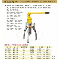 在飛比找樂天市場購物網優惠-拆卸軸承取出專業拔輪器油壓多功能三角拉馬 三爪液壓拉馬