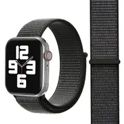 For Apple Watch Series 3,38-mm Case,Nylon Watch Band,Fastener,Grey