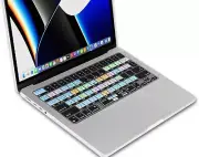 US Layout Silicone Keyboard Cover Skin for 2021 Released MacBook macOS Shortcut