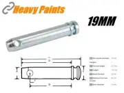 Excavator Linkage Digger Bucket Pin Tractor Pin 19mm x 92mm Zinc Plated