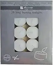 Lylac 4 Hour Candle Tea Lights 20-Pieces