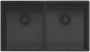 Oliveri Spectra Double Bowl Sink Black