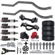 Metal Shock Absorber/Winch/Bumper For 1/10 Axial SCX10 RC Rock Crawler Car Parts
