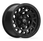 18 Inch Wheel Fits GWM Cannon Ute 18x9 HARTES METAL MONSTER Black ET 15 CB 106.1