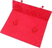 HOUDERCO New Year Red Packets Chinese Patterns Cloth Envelopes for Money Packet Festive and Traditional for Giving