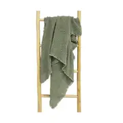 Luxurious Sage Cove Vintage Cotton Throw Blanket