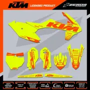 KTM 85 MOTOCROSS GRAPHICS MX GRAPHICS KIT DECALS STICKERS SX 85 BLOK YEL/ORG
