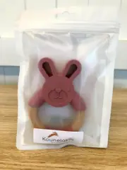 Bunny Teether - Cotton Candy Colour