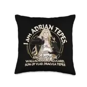 Alucard Son of Vlad Tepes Throw Pillow, 16x16, Multicolor