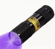 UV Black Light Mini Torch - Identify Uranium Glass - Pickers Tool