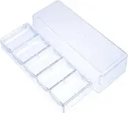 Abaodam Ergonomic Mahjong Chips Container Pp Plastic Organizer Box Portable Storage Case