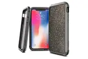 X-Doria Defense Lux Phone Case Cover Protection For iPhone XS Max Dark Glitter