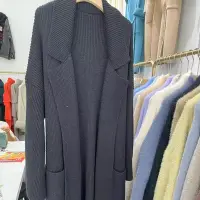 在飛比找Yahoo奇摩購物中心優惠-巴黎精品針織外套長袖針織衫歐美復古針織長版女外套6色p1af
