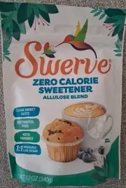 Zero Calorie Allulose Granular Sugar Replacement Sweetener, 12 Ounce Bag