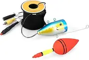 1200TVL Underwater Fishing Camera 24 LEDs Waterproof Fish Shape Boat Ice Fishing Camera Accessories with 15m/30m/50m Cable